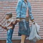The Shopper and child by Graham Ibbeson
